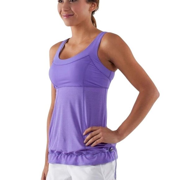 Lululemon Athletica Ta Ta Topper Purple Tank - Picture 2 of 7